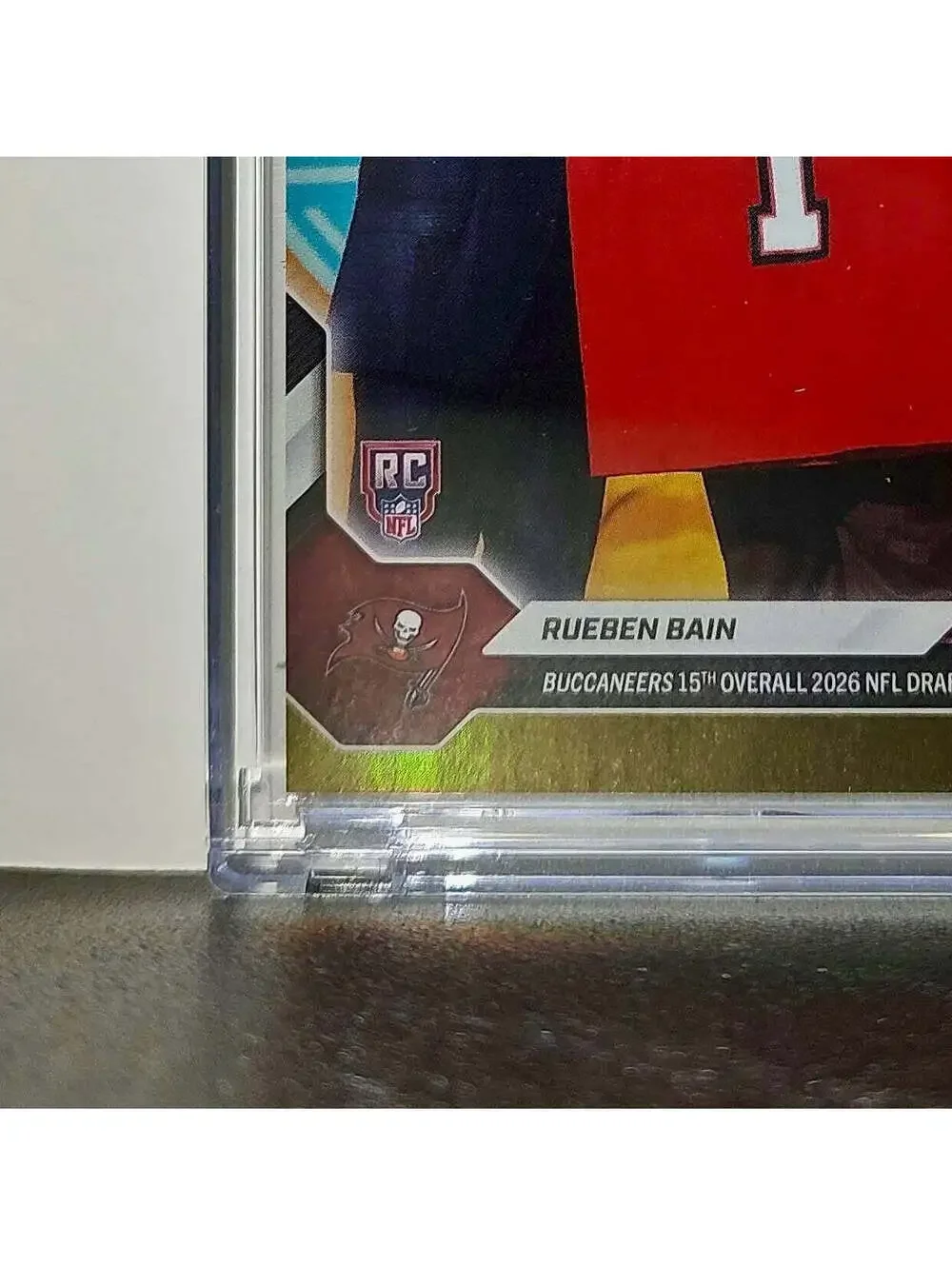 Rueben Bain Jr Rookie 2026 Topps Now Draft Night #RBAI Gold Foil 43/50 Card